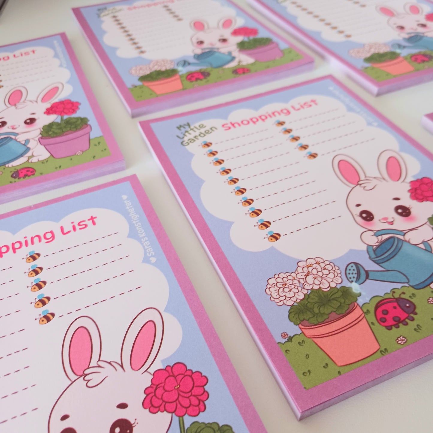 "My Little Garden" Shopping List - Notepad- A6 - 50 Pages