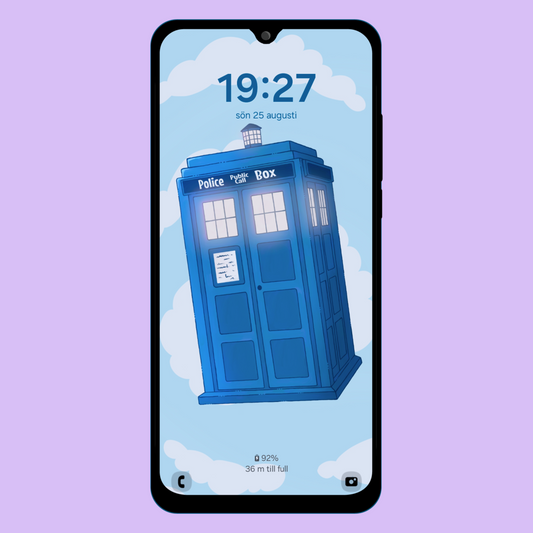 "TARDIS" - Phone Wallpaper | Digital Download