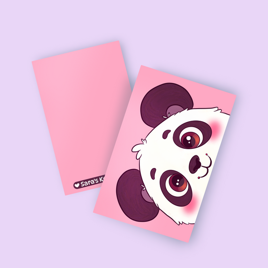 "Panda Peek-a-Boo" | Lined Notebook